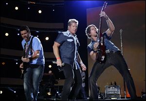 Rascal Flatts performs at the CMA Music Festival June 10 in Nashville.
