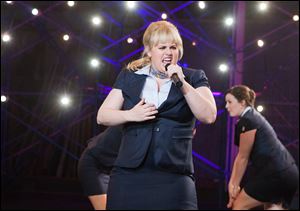 Rebel Wilson portraying Fat Amy in a scene from her film 