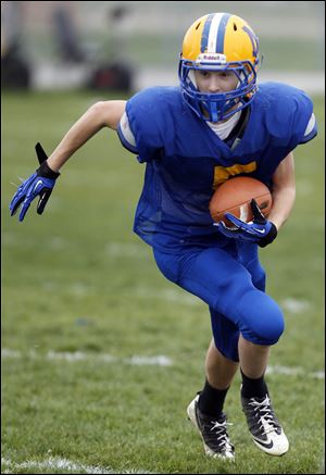 Jake Davenport, a junior, leads the Rangers with 16 receptions and is tied for the team lead with nine touchdowns.