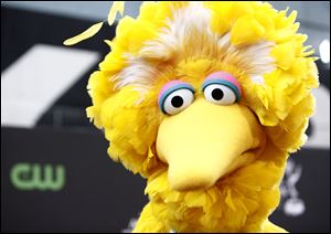 Big Bird of the children's television program 'Sesame Street.'