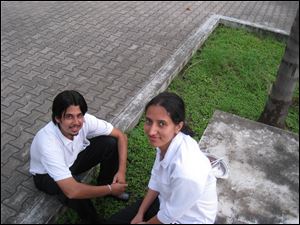 Abhinandan Choudhury, left, and Shweta Tomar are young
engineers working for Bajaj Auto, an Indian automaker known for making bikes and three-wheel vehicles. Mr. Choudhury, 23, is developing a small car design expected to compete with the Tata Nano. Ms. Tomar works in Bajaj’s electronics division.