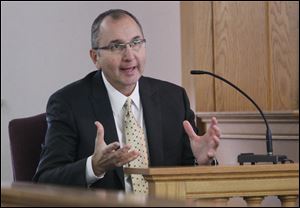 Robin Horvath testifies in the trial of Tony Packo III and Cathleen Dooley.