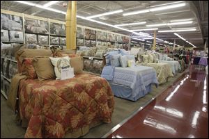 Bedding is featured in The Andersons, which added 26,000 square feet of home goods, including mattresses and furniture. A Bed, Bath & Beyond store is anywhere from 10,000 to 50,000 square feet.