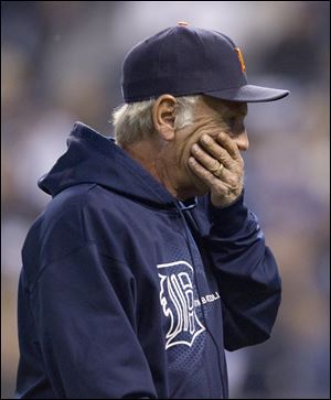 Detroit Tigers manager Jim Leyland is in the final year of his contract. 
