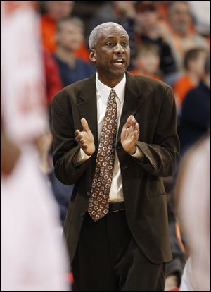 Bowling Green State University head coach Louis Orr.