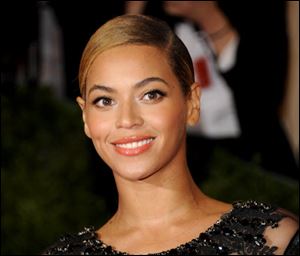 Pop singer Beyonce.