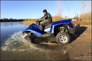 The Quadski is scheduled to go on sale in the U.S. by the end of this year for around $40,000.