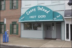 Coney Island Hotdog on North Superior Street in downtown Toledo.