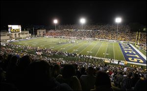 When the University of Toledo hosts unbeaten and nationally ranked Cincinnati on Saturday, the Bearcats will be another addition to an impressive list of visitors at the Glass Bowl.
