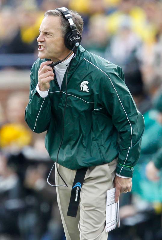 Michigan State coach Mark Dantonio takes Big Ten Coach of the Year
