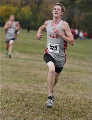 Central Catholic's George McCartney helped the Irish to a third place finish.