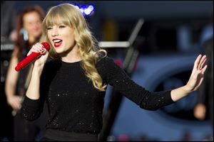 Taylor Swift performs on ABC's 'Good Morning America' Tuesday.