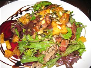 A dinner dish from Registry Bistro.
