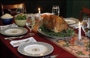A roasted turkey.