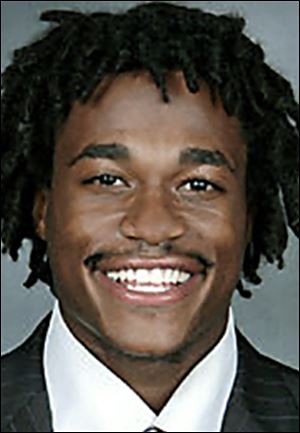 spt JOSH PETTUS    photo credit: Bowling Green State University Athletics   ***   NOT BLADE PHOTO     Josh Pettus, defensive back for the 2012-13 Bowling Green State University football team.
