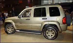 The recall includes 2002 and 2003 model-year Jeep Libertys, seen here, and 2002 through 2004 model-year Jeep Grand Cherokees