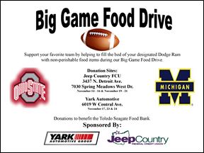 Big Game Food Drive