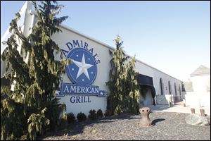 Exterior of the Admiral's American Grill.