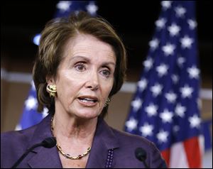 House Minority Leader Nancy Pelosi of Calif., shown in this recent photo,  announced she will seek to retain her position as House minority leader. 
