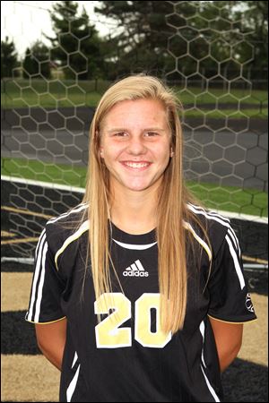 Perrysburg senior soccer player Mollie Whitacre.