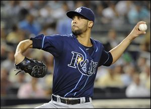Tampa Bay Rays starting pitcher David Price edged out 2011 champion Justin Verlander by 4 points to win the 2012 Cy Young Award today.