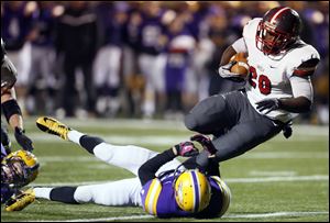 Central senior running back Amir Edwards rushed 19 times in the game for 134 yards and three touchdowns