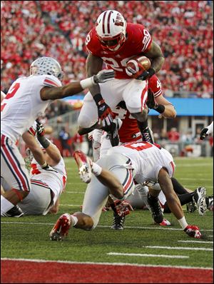 Wisconsin running back Montee Ball ran for 191 yards and a touchdown on 39 carries