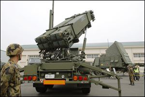 Turkey wants to use the Patriot surface-to-air missile defense system, seen here in Japan, to protect it self from Syria.