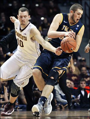 Toledo's Nathan Boothe is averaging 7.8 points and 5.0 rebounds per game.