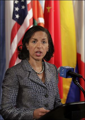 U.S. Ambassador Susan Rice requested today's closed-door meeting with 3 GOP senator.