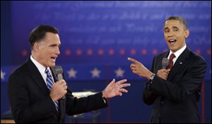 President Obama, right, and Mitt Romney were once fierce competitors for the seat at the White House. 