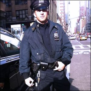 Officer Larry DePrimo is shown on-duty. 