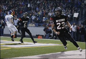 McComb running back Jerry Brown, 23, was named the Division VI co-offensive player of the year on the Associated Press All-Ohio football team.