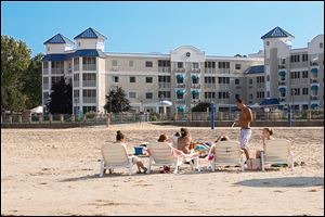 Hotel Breakers opened more than 100 years ago and has 650 rooms and suites. It sits in a prime location on the Cedar Point beach.