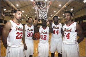 From left: Nate Harris, Deontae Cole, C.J. Bussey, Keith Towbridge and DeShone Kizer.