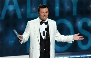 Seth MacFarlane made a surprise appearance at UCLA to announce a contest sponsored by the Academy of Motion Picture Arts and Sciences and MTV that will allow winning college students to appear on the Feb. 24 Oscar telecast.