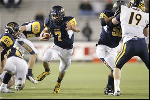 Nick Holley ran 23 times for 92 yards, and was 12-of-20 passing for 196 yards.