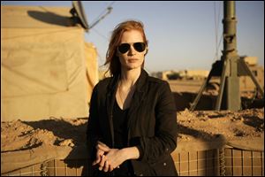 Jessica Chastain, in the new thriller directed by Kathryn Bigelow, 