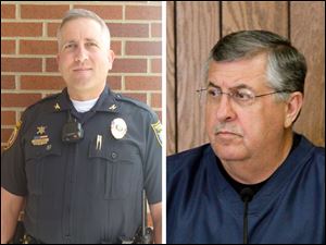 Perrsyburg Township Police Chief Mark Hetrick, and township administrator John Hrosko are retiring at the end of December.