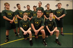 Clay is the favorite to win the Three Rivers Athletic Conference title with (front, from left) Richie Screptock, Jarred Gray, Jared Davis, and (back) Nick Stencel, Damon Dominique, Carmelo Amenta, Brian Henneman, Eddie Silva, Devin Dominique, and Robert Rank.