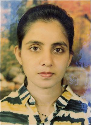 Photo of the late nurse Jacintha Saldanha of King Edward VII hospital, provided by Saldanha's family in Shirva north of Mangalore, India after she was found dead in central London on Friday, Dec. 7.