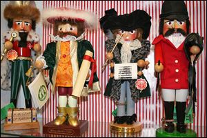 A variety of Nutcracker dolls can be seen at The Whitney Shop in New Canaan, Conn. The wooden dolls, many of which will really crack your walnuts and macadamias, are increasingly popular in holiday decor.