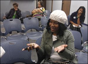 Alethea Braswell, 32, says requiring welfare recipients to undergo testing for drug use is unfair because the number of drug users on welfare is small.
