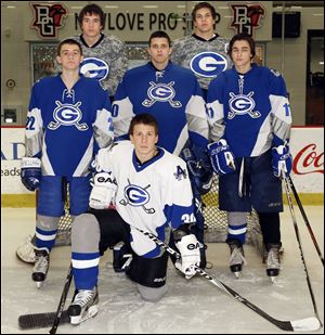 Anthony Wayne looks to win the White Division with (front) Harry Pawliski; (second row, from left) Sam Spencer, Chris Podbielniak, and Brandon Zielinski; and (back) Cal Johnson and Chris Miller.