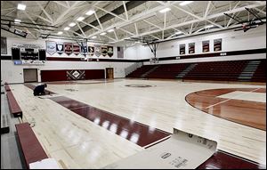 The $1.4 million renovation of Genoa High School’s gym, as well as its auditorium, is ‘95 percent’complete, the superintendent said.