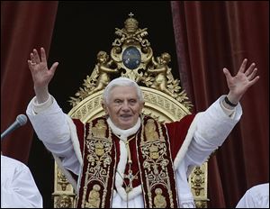 Pope Benedict XVI delivers his 