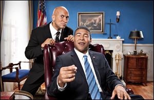 Comedy Central's Keegan-Michael Key, left, and Jordan Peele from the sketch comedy series 