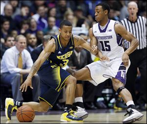 Trey Burke, who is averaging a team-leading 17.8 points coming in, scored 15 of his 23 points in the first half.