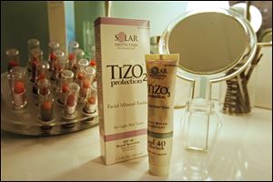 One of the beauty balms for sales at Serenity Salon and Wellness.
