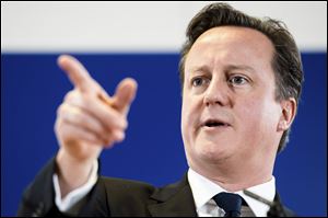British Prime Minister David Cameron